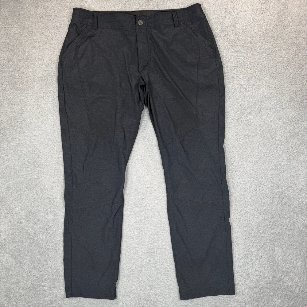 Kuhl Mens‎ 40x32 Resistor Chino Hiking Pants Charcoal Grey Technical Outdoor 40